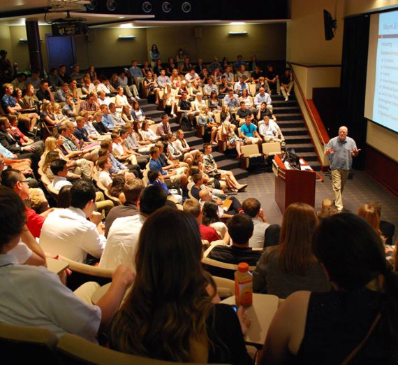 Gonzaga University student Madison Rose mentoring a middle school student